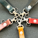 栃木レザーキーホルダー「絆 - きずな」