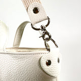 ウクレレ用レザーバッグ(ショルダー&ハンドルの2WAY、ソプラノ・コンサート兼用サイズ、インナーバッグ付き)